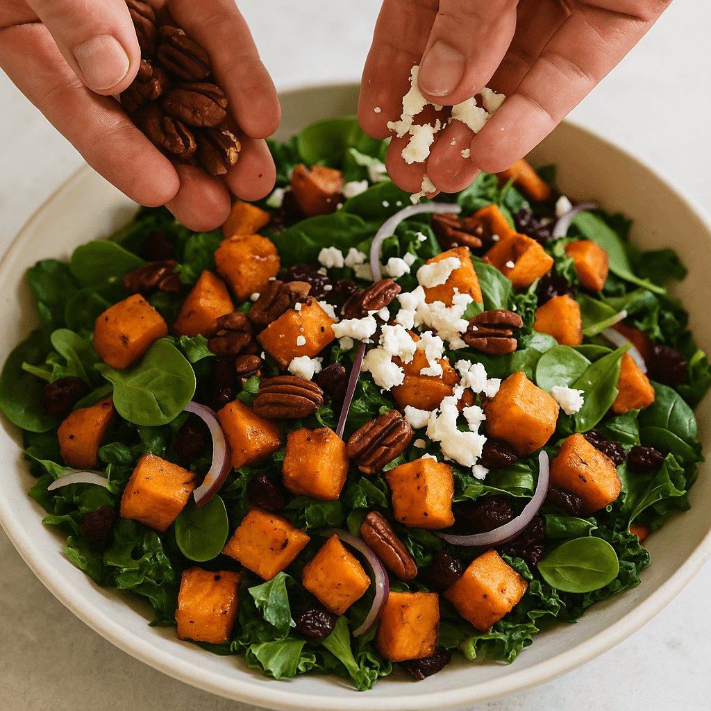 Roasted Sweet Potato Salad step photo