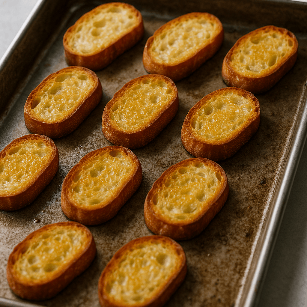 Roasted Tomato and Burrata Crostini step photo