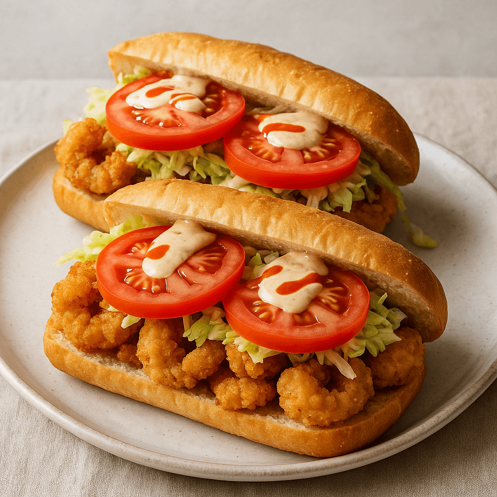 Shrimp Po’ Boy Sandwich step photo