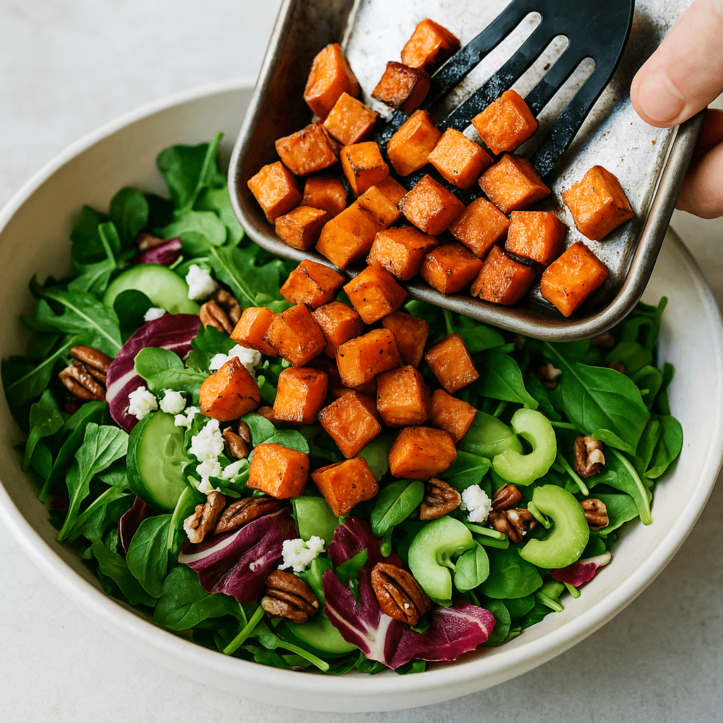 Roasted Sweet Potato Salad step photo