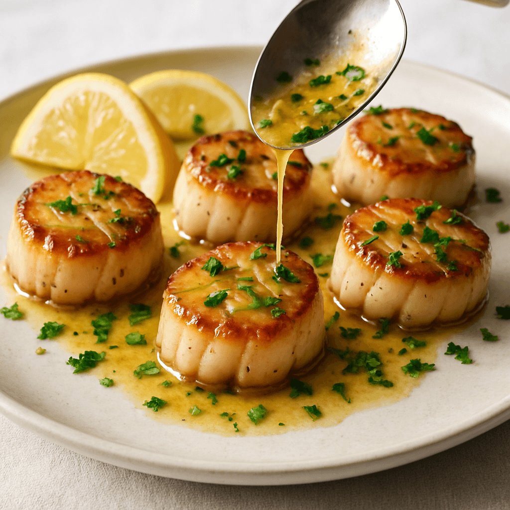 Seared Scallops with Lemon step photo
