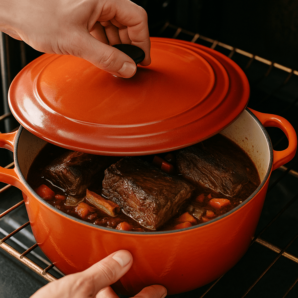 Slow-Braised Beef Short Ribs step photo