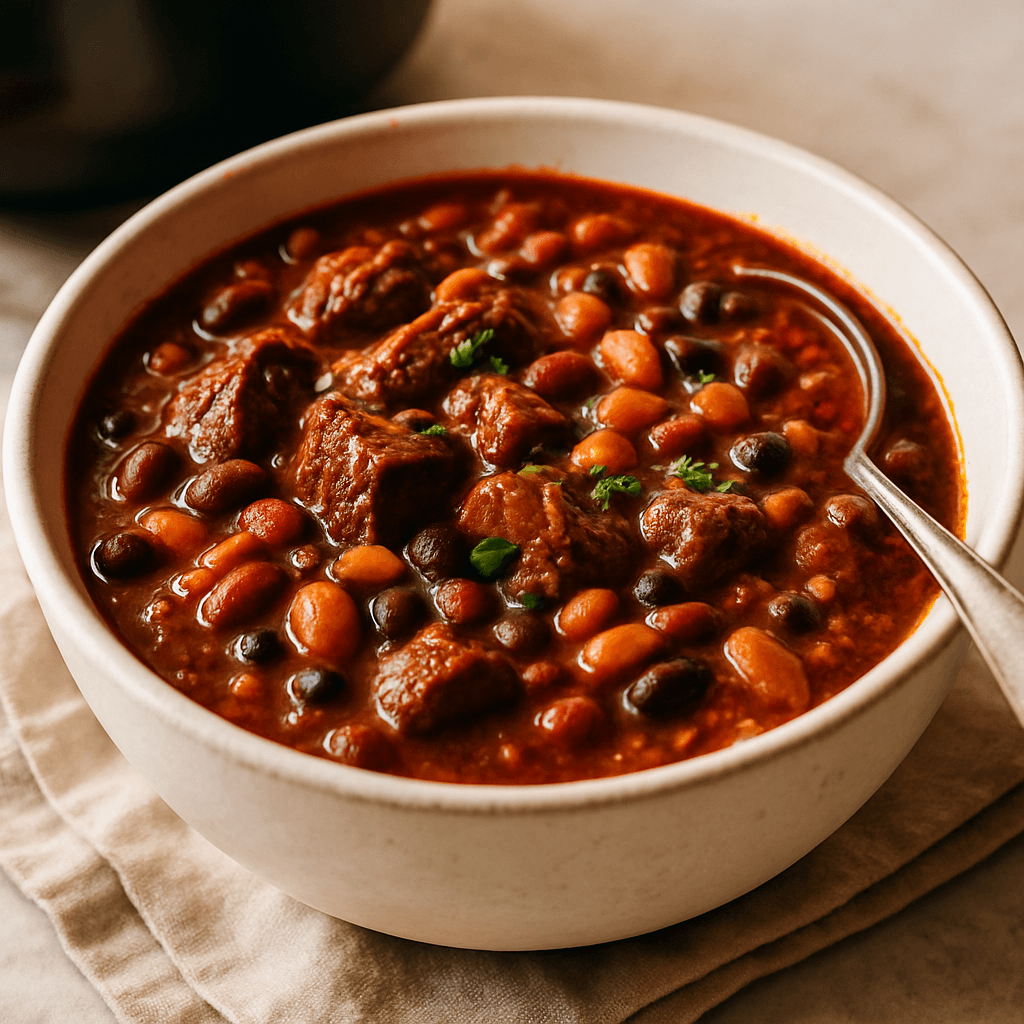 Slow Cooker Beef Chili hero image