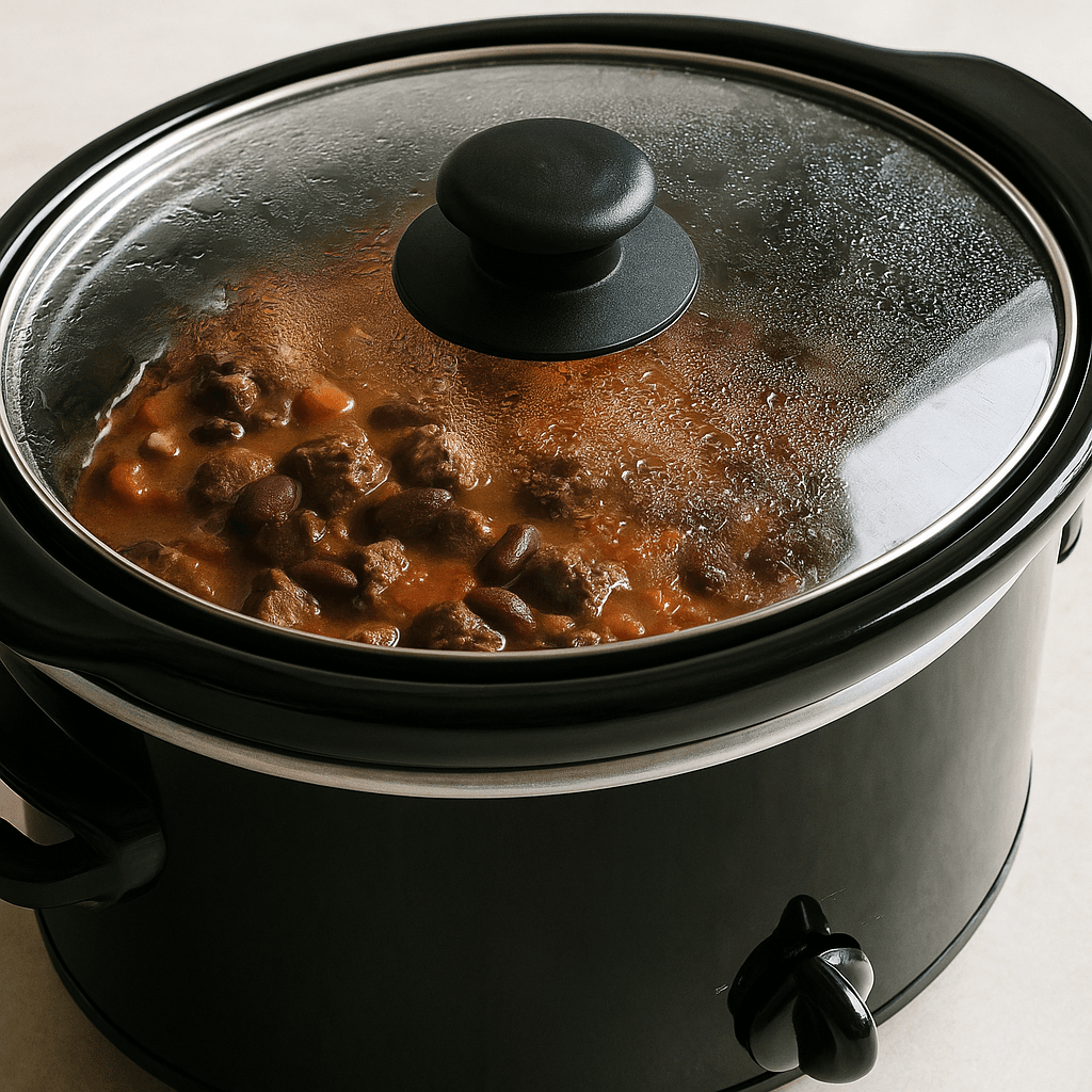 Slow Cooker Beef Chili step photo