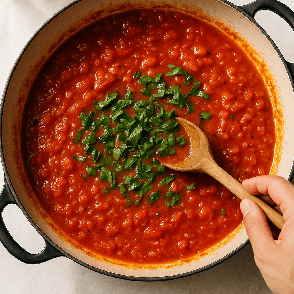 Spicy Arrabbiata Pasta step photo