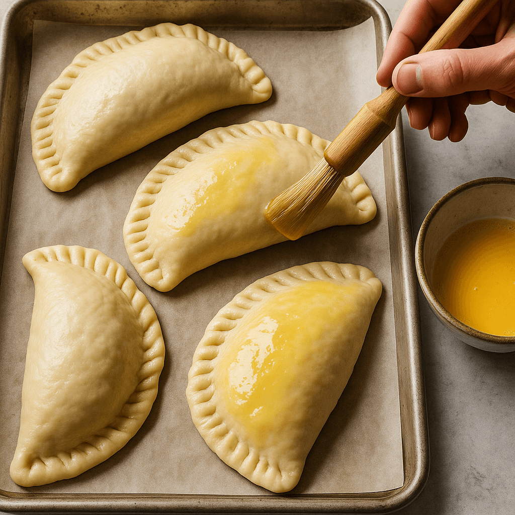 Spinach Ricotta Calzones step photo