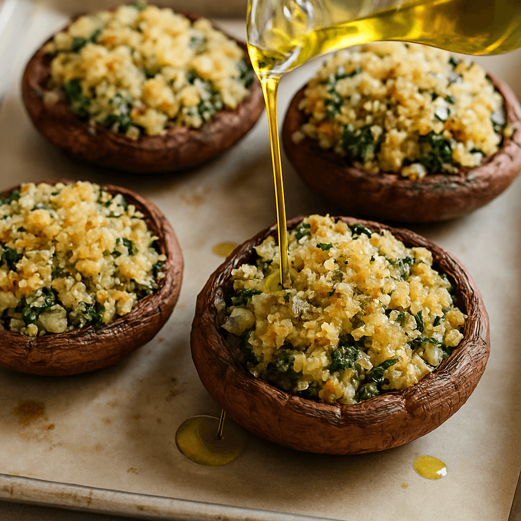 Stuffed Portobello Mushrooms step photo