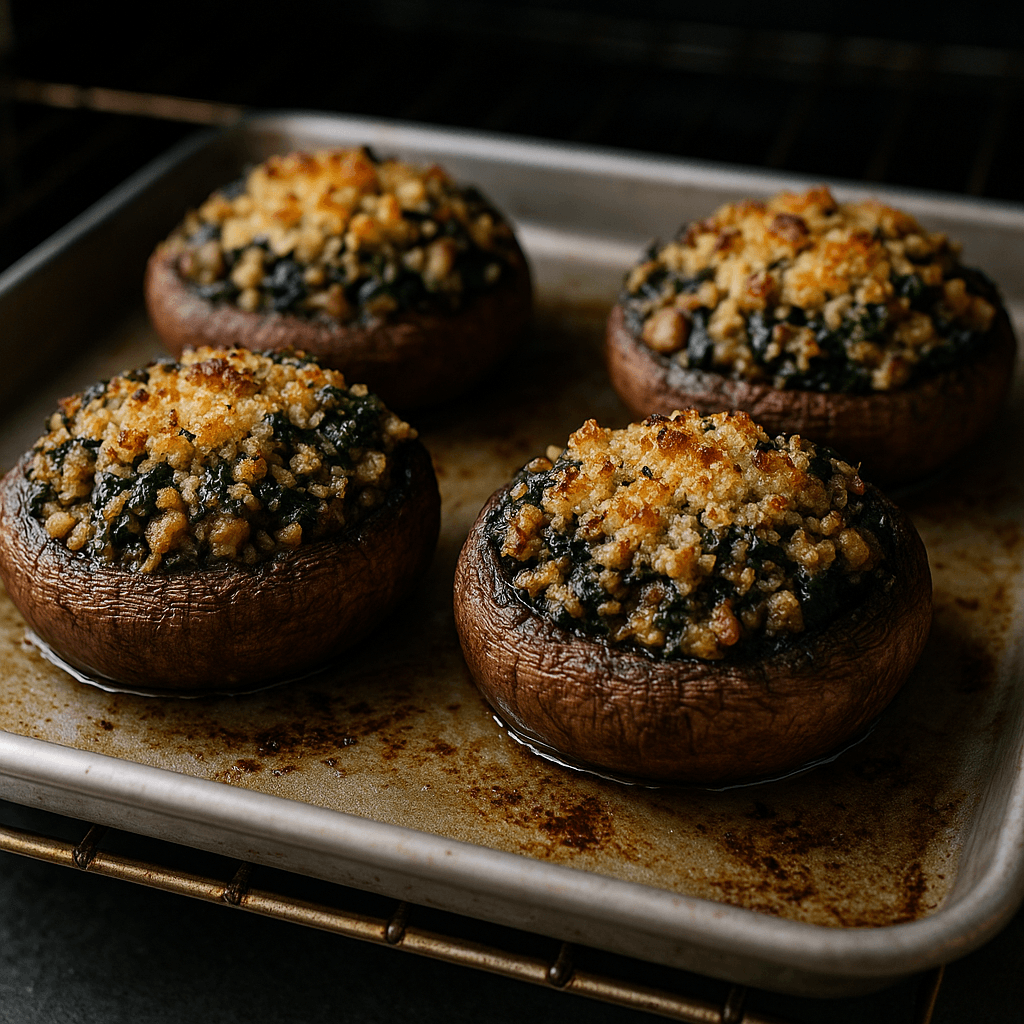 Stuffed Portobello Mushrooms step photo