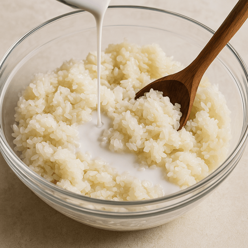 Thai Mango Sticky Rice step photo