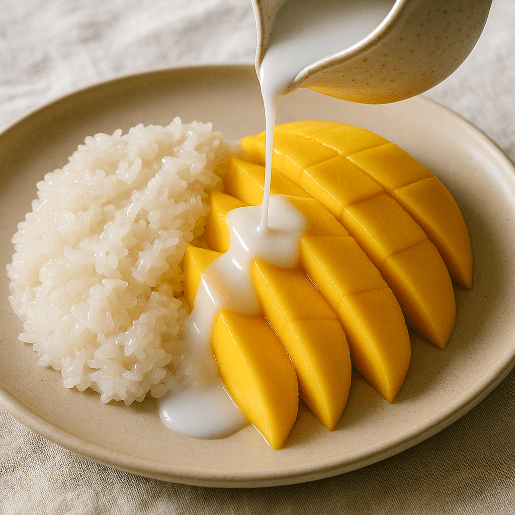 Thai Mango Sticky Rice step photo