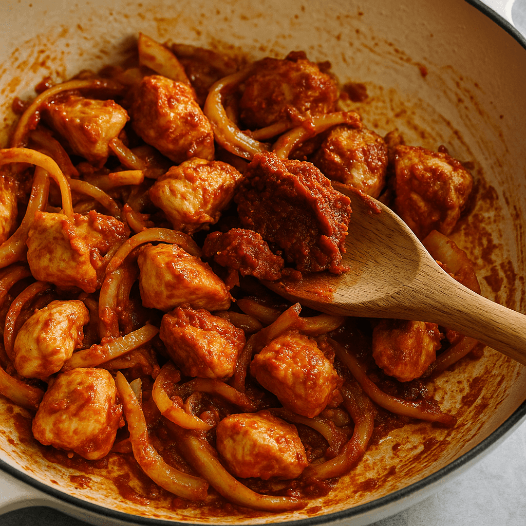 Thai Red Curry Chicken step photo