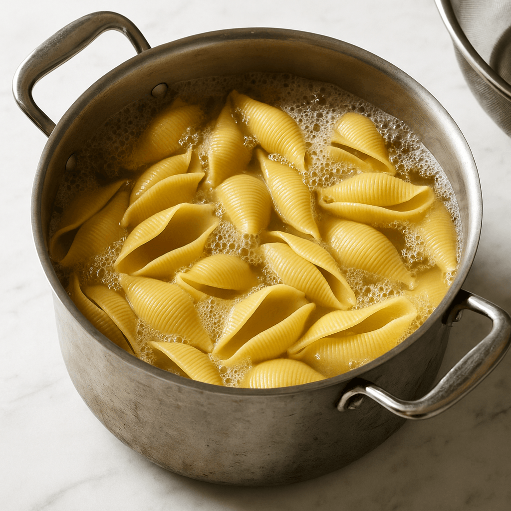 Vegetarian Stuffed Shells step photo